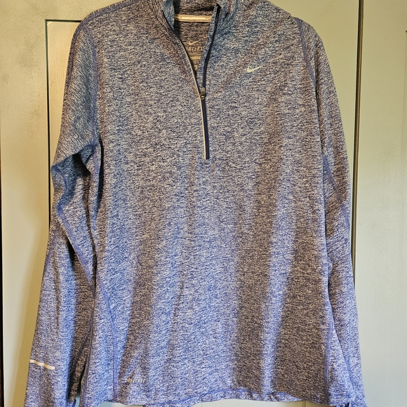 Nike Blue Quarter-Zip Pullover - Picture 1 of 4